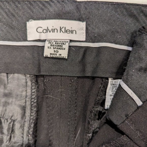 Calvin Klein Black Dress Pants Women Size 10 - Picture 2 of 3